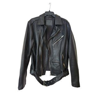 All Saints Men's Leather Jacket